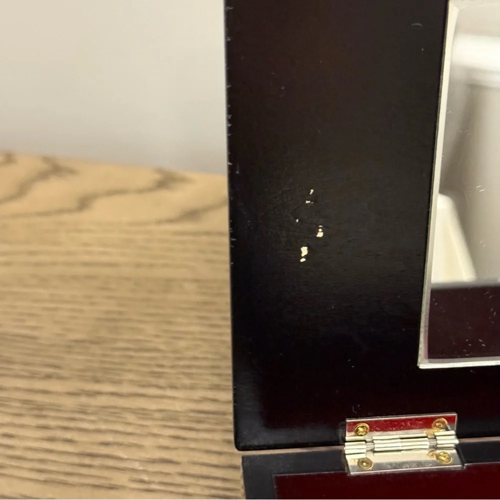 Intricate Brown and Tan Decorative Box